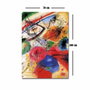 Wallity Lienzo Decorativo Kandinsky 70 x 100 cm